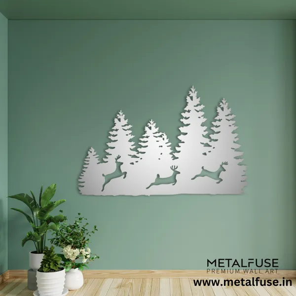 Metal_Wall_Art_for_Home_Decoration__|_Three_Forest_Deers__|_Silver