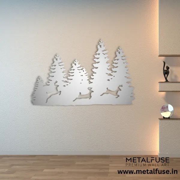 Metal_Wall_Art_for_Home_Decoration__|_Three_Forest_Deers__|_Silver