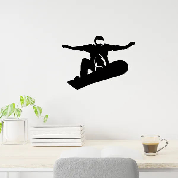 Wooden_Wall_Art_for_Home_Decoration__|_Big_Air_Snowboarder__|_Black