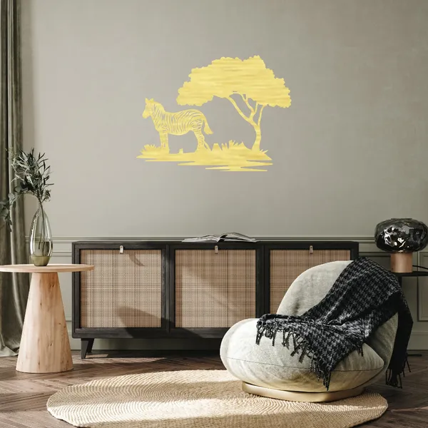 Wooden_Wall_Art_for_Home_Decoration__|_Zebra_Tree__|_Gold
