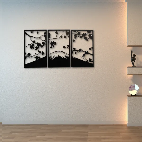 Wooden_Wall_Art_for_Home_Decoration__|_Sakura_Cherry_Blossom__|_Black