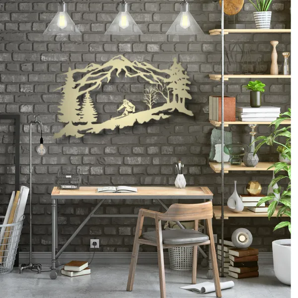 Metal_Wall_Art_for_Home_Decoration__|_Mountain_Skier__|_Gold