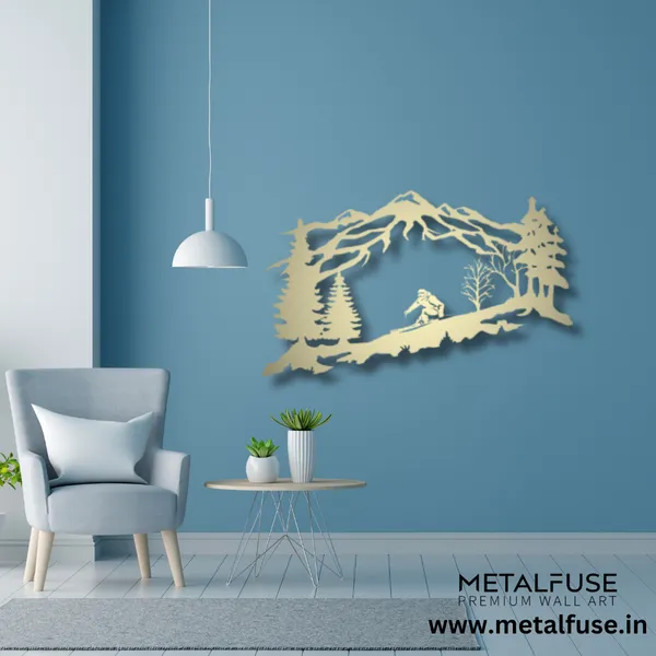Metal_Wall_Art_for_Home_Decoration__|_Mountain_Skier__|_Gold