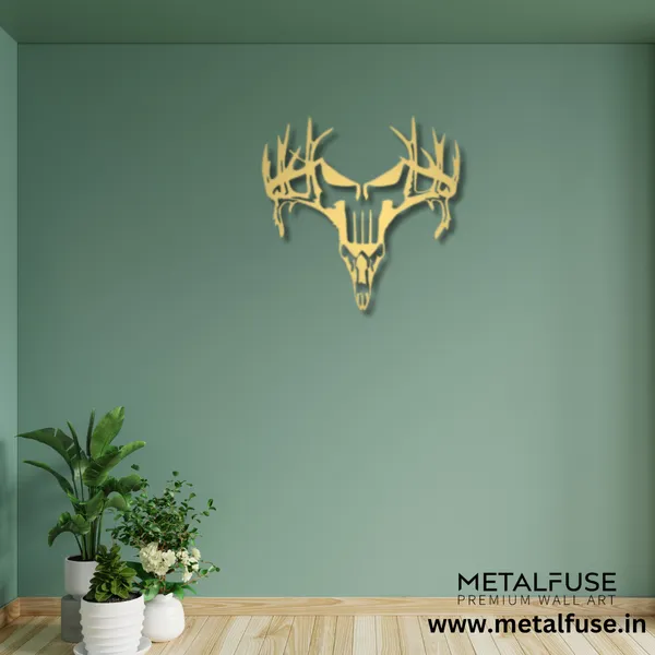 Metal_Wall_Art_for_Home_Decoration__|_Deer_Punisher__|_Gold