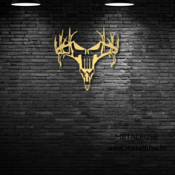 Metal_Wall_Art_for_Home_Decoration__|_Deer_Punisher__|_Gold