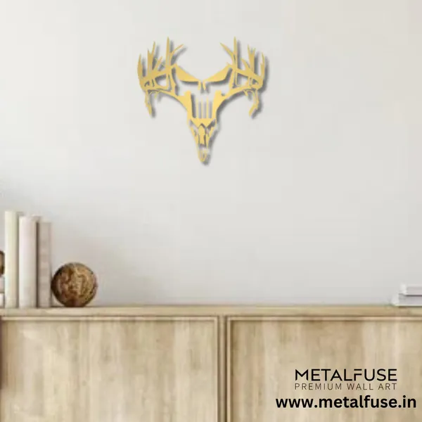 Metal_Wall_Art_for_Home_Decoration__|_Deer_Punisher__|_Gold