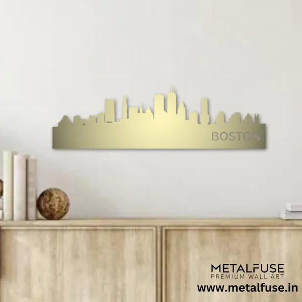 Metal_Wall_Art_for_Home_Decoration__|_Boston_Skyline__|_Gold