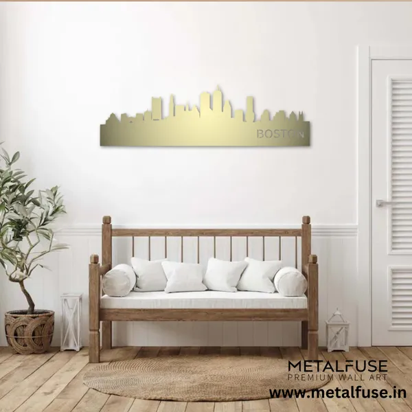 Metal_Wall_Art_for_Home_Decoration__|_Boston_Skyline__|_Gold