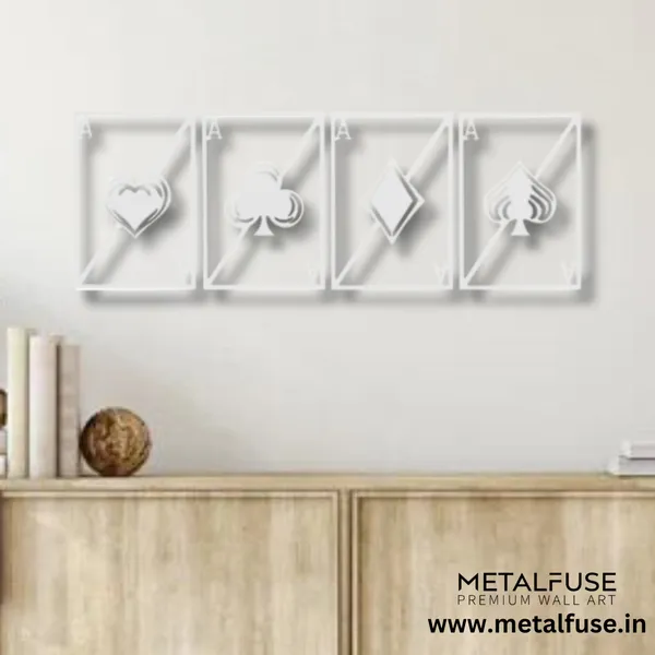 Metal_Wall_Art_for_Home_Decoration__|_Quad_Aces__|_White