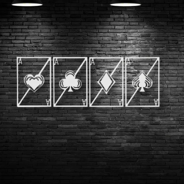 Metal_Wall_Art_for_Home_Decoration__|_Quad_Aces__|_White
