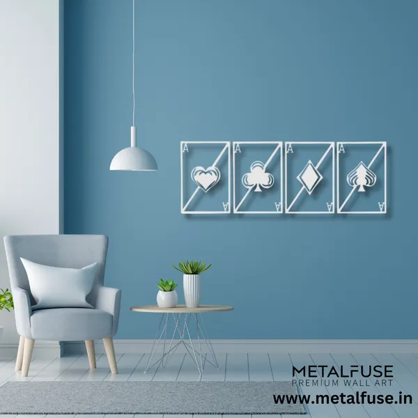 Metal_Wall_Art_for_Home_Decoration__|_Quad_Aces__|_White