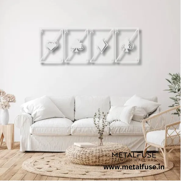 Metal_Wall_Art_for_Home_Decoration__|_Quad_Aces__|_White