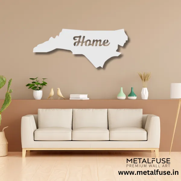Metal_Wall_Art_for_Home_Decoration__|_North_Carolina_Home__|_White