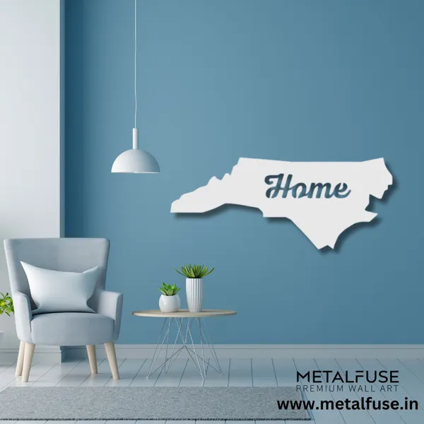 Metal_Wall_Art_for_Home_Decoration__|_North_Carolina_Home__|_White