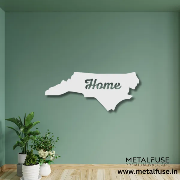 Metal_Wall_Art_for_Home_Decoration__|_North_Carolina_Home__|_White