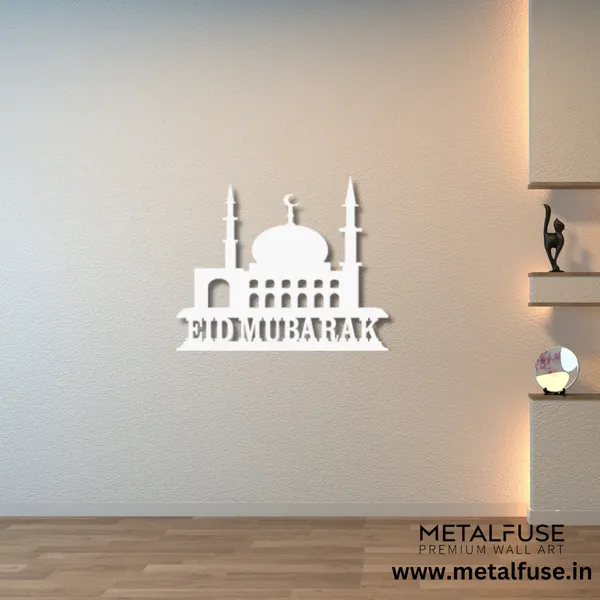 Metal_Wall_Art_for_Home_Decoration__|_Eid-Mubarak_Calligraphy__|_White