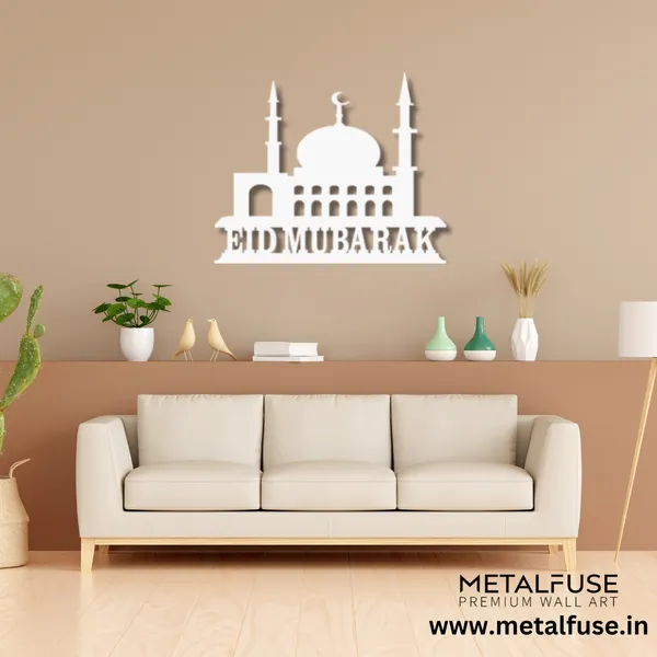 Metal_Wall_Art_for_Home_Decoration__|_Eid-Mubarak_Calligraphy__|_White