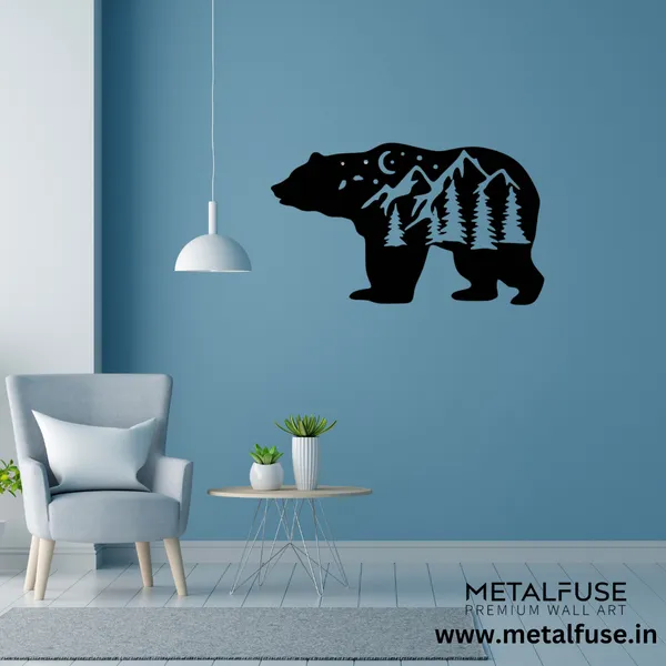Metal_Wall_Art_for_Home_Decoration__|_Big_Bear__|_Black