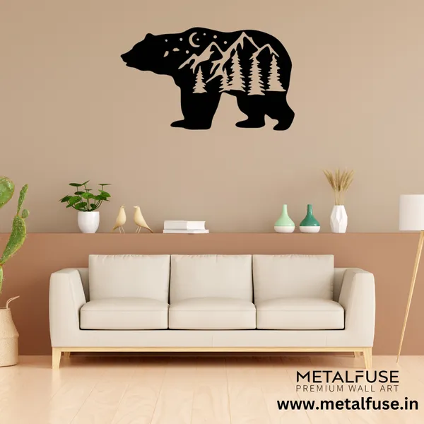 Metal_Wall_Art_for_Home_Decoration__|_Big_Bear__|_Black