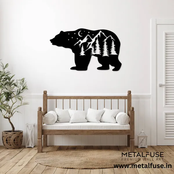 Metal_Wall_Art_for_Home_Decoration__|_Big_Bear__|_Black