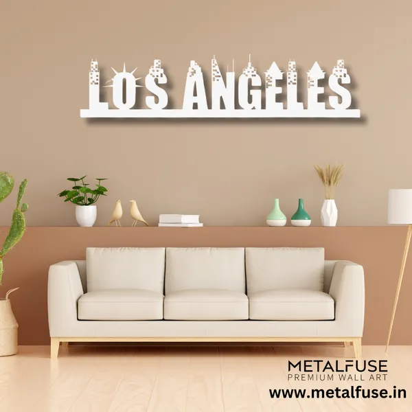 Metal_Wall_Art_for_Home_Decoration__|_Los_Angeles_Skyline_Skyline__|_White