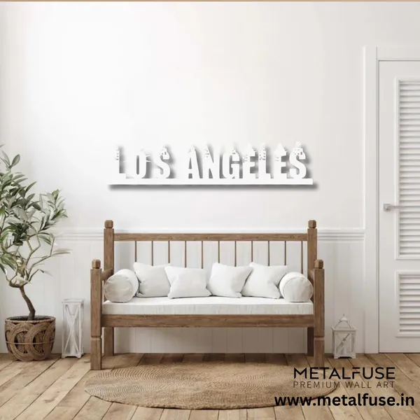 Metal_Wall_Art_for_Home_Decoration__|_Los_Angeles_Skyline_Skyline__|_White