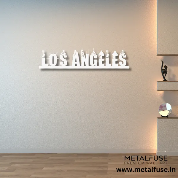 Metal_Wall_Art_for_Home_Decoration__|_Los_Angeles_Skyline_Skyline__|_White