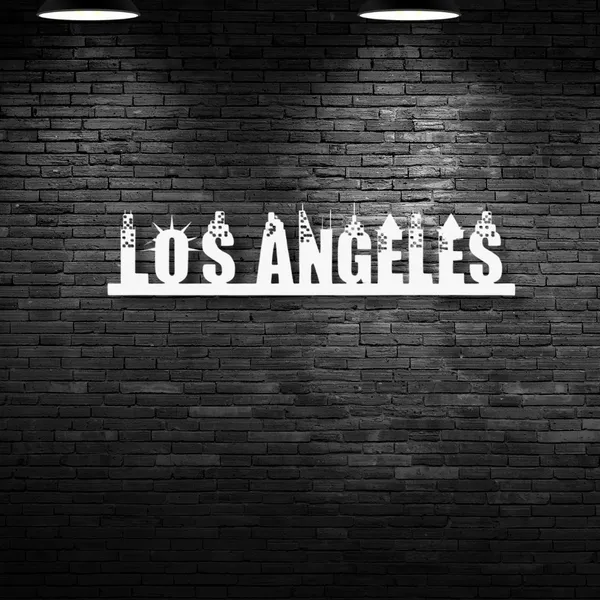 Metal_Wall_Art_for_Home_Decoration__|_Los_Angeles_Skyline_Skyline__|_White