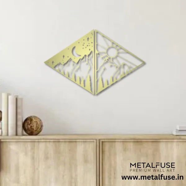 Metal_Wall_Art_for_Home_Decoration__|_Day_&_Night_Mountains__|_Gold