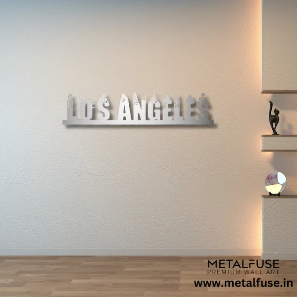 Metal_Wall_Art_for_Home_Decoration__|_Los_Angeles_Skyline_Skyline__|_Silver