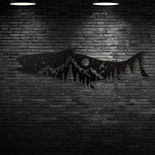 Metal_Wall_Art_for_Home_Decoration__|_Salmon_Fish_Design__|_Black
