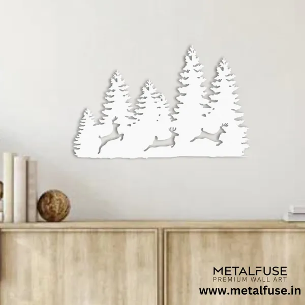 Metal_Wall_Art_for_Home_Decoration__|_Three_Forest_Deers__|_White