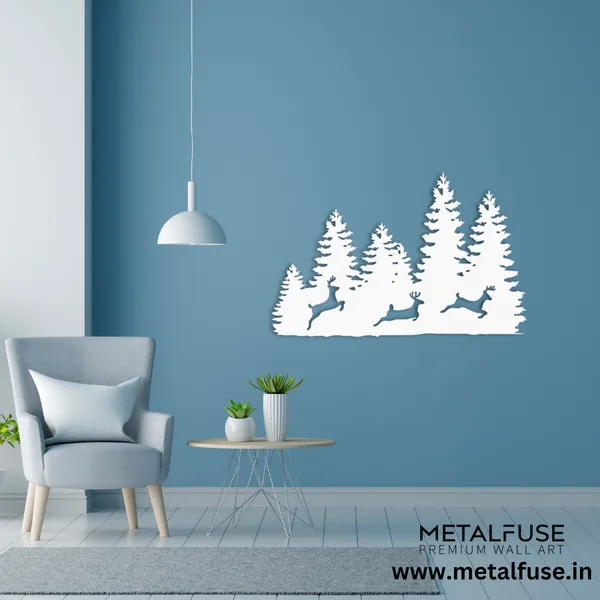 Metal_Wall_Art_for_Home_Decoration__|_Three_Forest_Deers__|_White