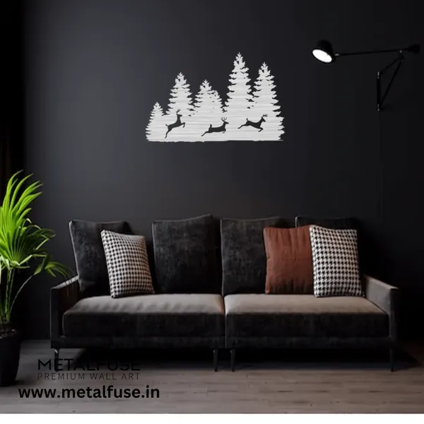 Metal_Wall_Art_for_Home_Decoration__|_Three_Forest_Deers__|_White
