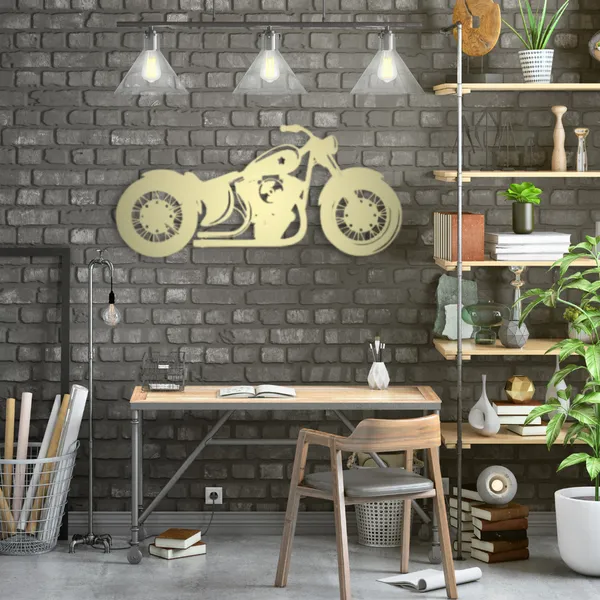 Metal_Wall_Art_for_Home_Decoration__|_Motorcycle__|_Gold