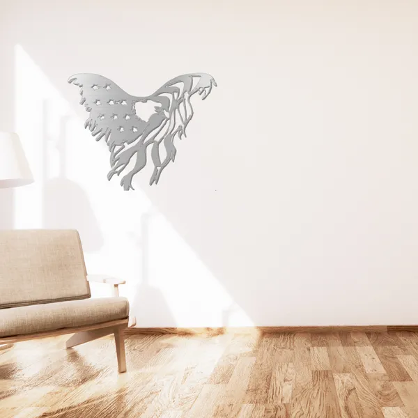 Metal_Wall_Art_for_Home_Decoration__|_American_Flag_Eagle__|_Silver