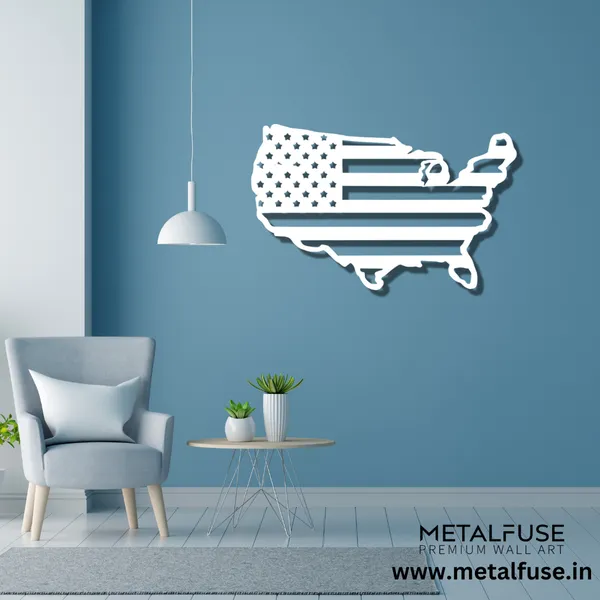 Metal_Wall_Art_for_Home_Decoration__|_American_Flag_United_States__|_White