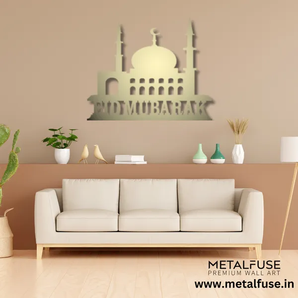Metal_Wall_Art_for_Home_Decoration__|_Eid-Mubarak_Calligraphy__|_Gold