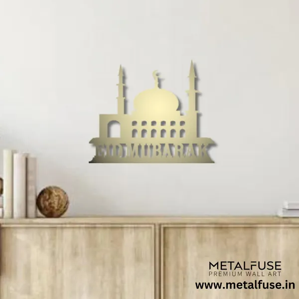 Metal_Wall_Art_for_Home_Decoration__|_Eid-Mubarak_Calligraphy__|_Gold