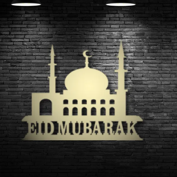 Metal_Wall_Art_for_Home_Decoration__|_Eid-Mubarak_Calligraphy__|_Gold