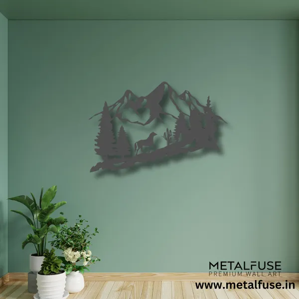 Metal_Wall_Art_for_Home_Decoration__|_Mountain_Horse__|_Black