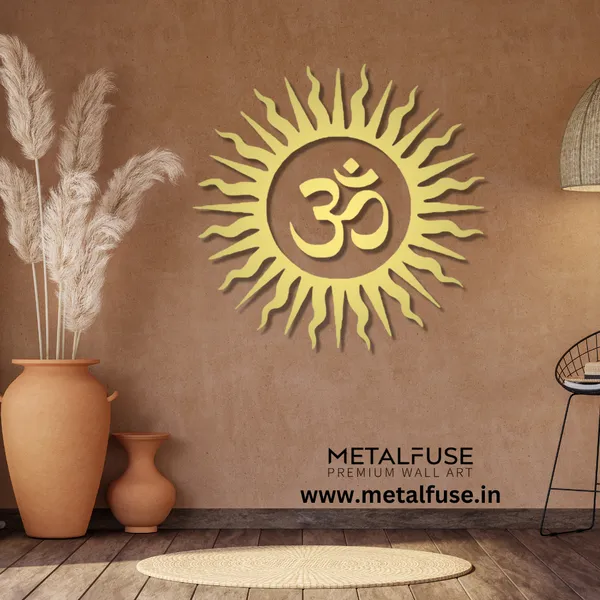 Metal_Wall_Art_for_Home_Decoration__|_Om_Vibrant__|_Gold