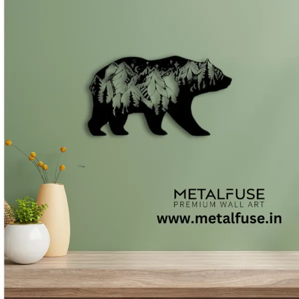 Metal_Wall_Art_for_Home_Decoration__|_Bear_Mountain__|_Black