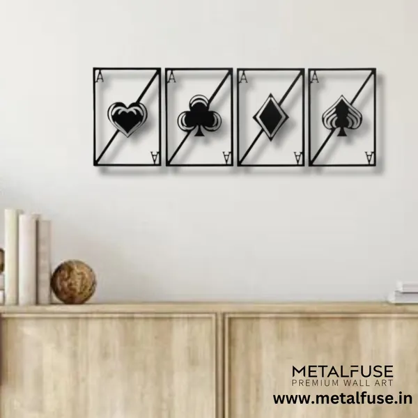 Metal_Wall_Art_for_Home_Decoration__|_Quad_Aces__|_Black