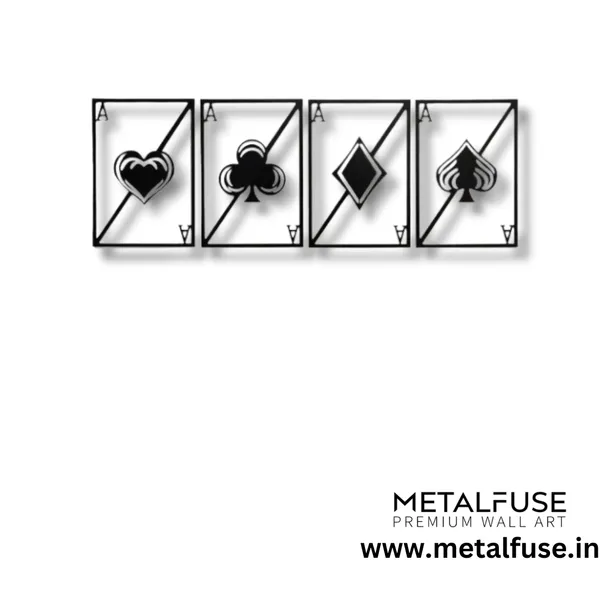 Metal_Wall_Art_for_Home_Decoration__|_Quad_Aces__|_Black
