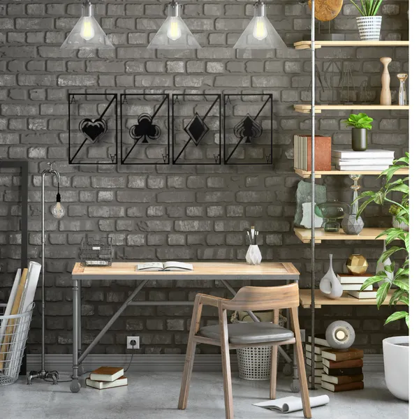 Metal_Wall_Art_for_Home_Decoration__|_Quad_Aces__|_Black