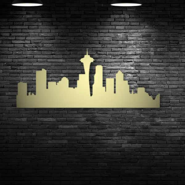 Metal_Wall_Art_for_Home_Decoration__|_Seattle_Skyline__|_Gold