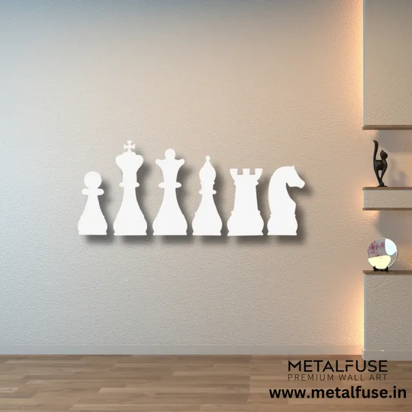 Metal_Wall_Art_for_Home_Decoration__|_Chess__|_White