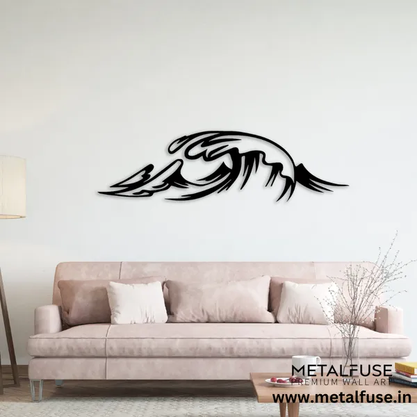 Metal_Wall_Art_for_Home_Decoration__|_Waves__|_Black