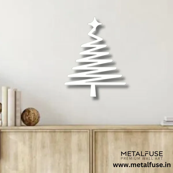 Metal_Wall_Art_for_Home_Decoration__|_Abstract_Christmas_Tree__|_White